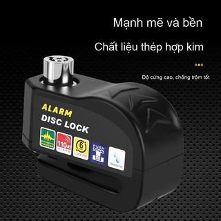 Khóa phanh đĩa báo động xe máy - Chống nước & gỉ, sử dụng tiện lợi, an toàn đáng tin