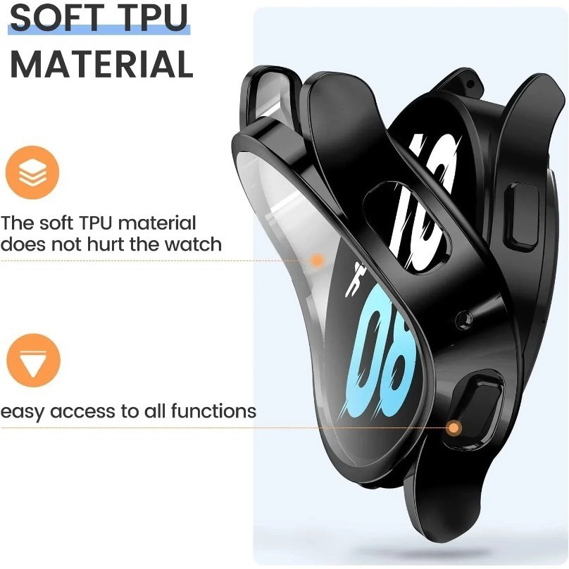 Ốp TPU Mềm Cho Xiaomi Watch S4 41mm Full Cover Ốp Lưng Vỏ Đồng Hồ Thông Minh Bảo Vệ Màn Hình Cho Xiaomi WatchS4 Case + Phim Bảo Vệ Bìa Mềm