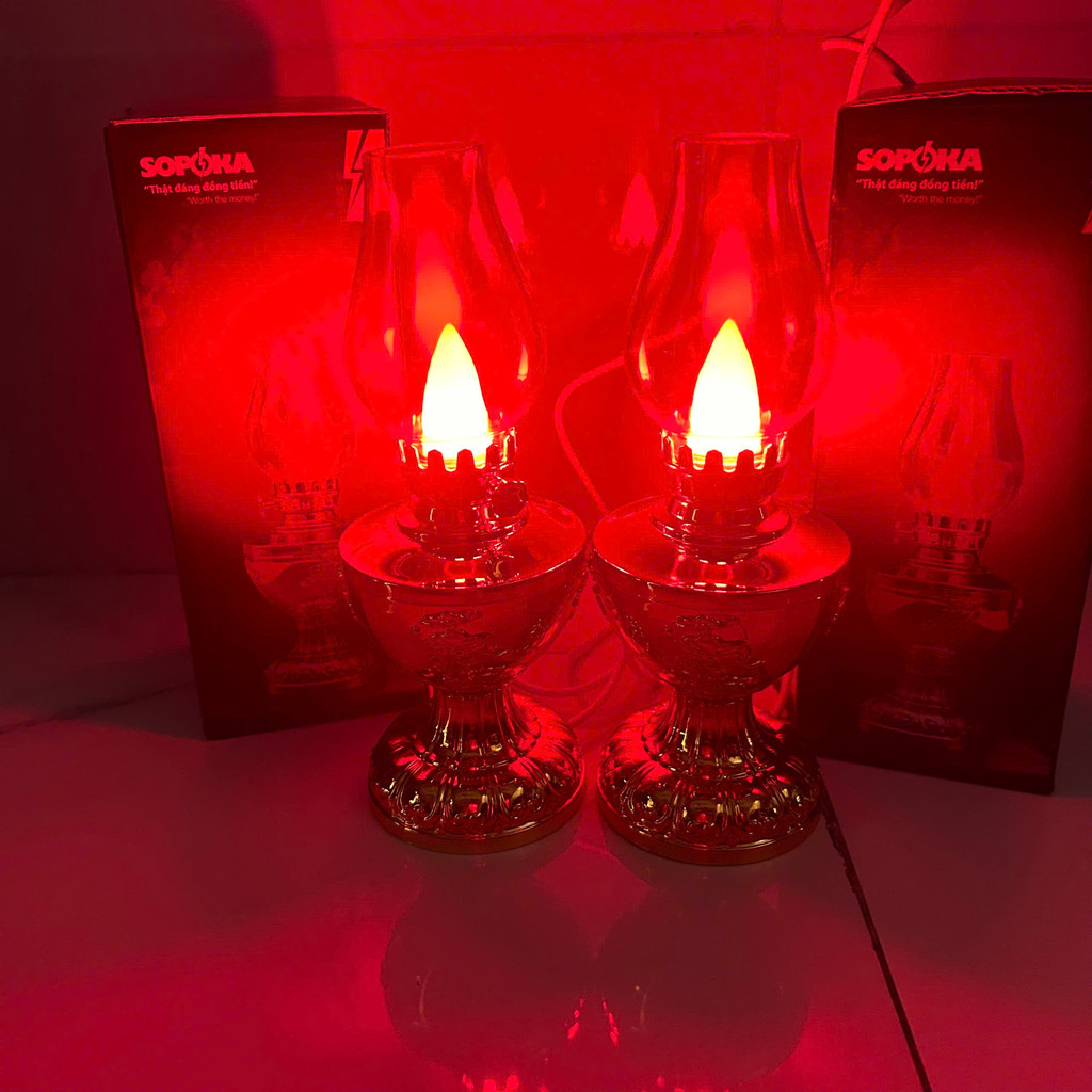 Đèn Led Thờ Thuần Việt TV-999 SOPOKA – Ánh Sáng Đỏ Linh Thiêng – Tiết Kiệm Điện – Bền Đẹp Sang Trọng