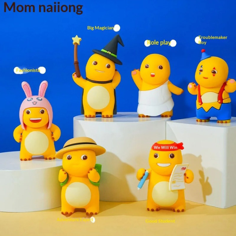 Biến Hình Rồng Sữa Mù Hộp Hợp Thời Trang Hình Nailong Xe Để Bàn Trang Trí Đồ Chơi Dễ Thương Quà Tặng Sinh Nhật