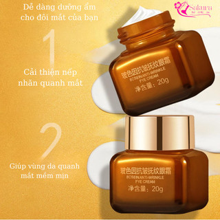 Kem dưỡng mắt, dưỡng ẩm, Kem giảm nhăn mắt và quầng thâm mắt giúp da vùng quanh mắt mịn màng, trẻ hóa làn da quanh mắt