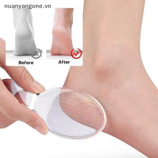 Nuanyangone.vn Máy mài chân kính hai mặt Máy mài chân tẩy tế bào chết cho da chết cứng Loại bỏ vết chai Dụng cụ chăm sóc bàn chân mới