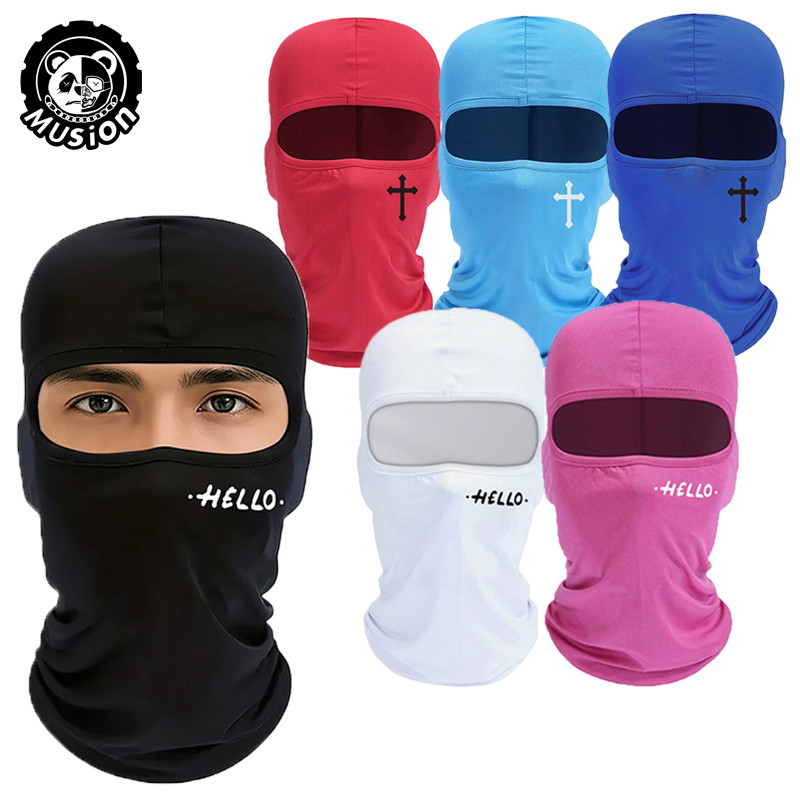 Mùa đông Musion Balaclava - Mũ bandana đa năng, thoáng khí với lỗ
