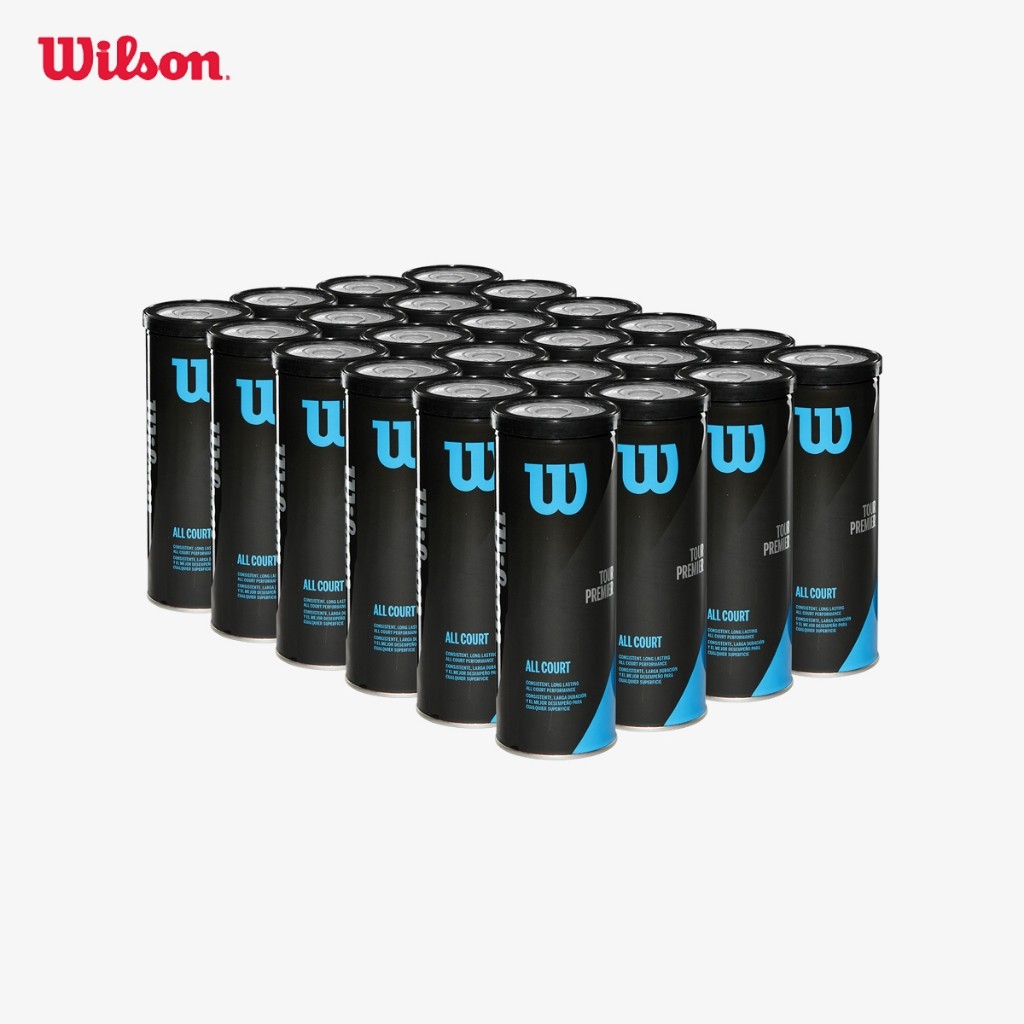 Wilson Tour Premier All Court Set 12 Banh Tennis 3 Ball Can WRT109400
