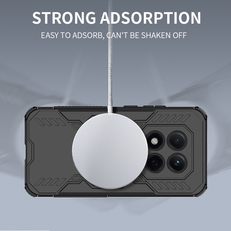 Vỏ giáp chống sốc sang trọng cho Redmi Note 15 Pro Plus 15Pro + 5G 4G 2026 Vỏ tản nhiệt từ tính Sạc không dây Vỏ chống sốc cho Note15Pro Vỏ bảo vệ cản cứng