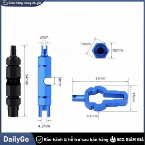Dụng cụ sửa lõi van chính hãng, chuyên nghiệp - Dụng cụ tháo mở ， Xe đạp ，4 trong 1 / Đa năng