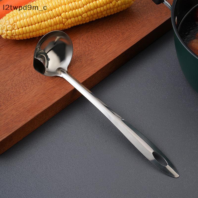 COD thép không gỉ colander Muỗng Súp phụ kiện nhà bếp mới