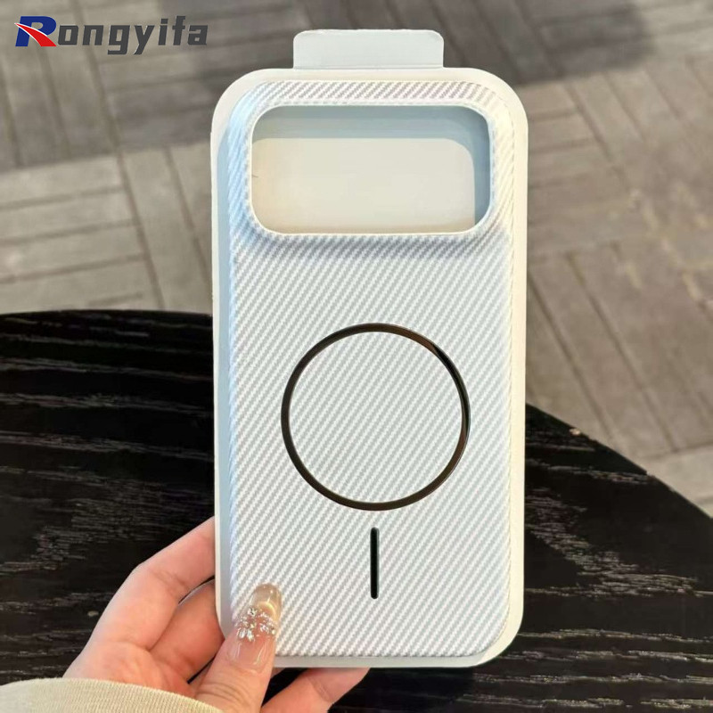 Ốp điện thoại từ tính bằng sợi Carbon cho Honor Win RT Magic 8 7 Lite 6 5 Pro 5G 4G Vỏ kinh doanh Vỏ sạc không dây sang trọng dễ thương
