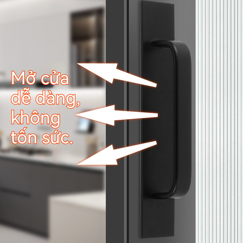 【COD】Tay nắm cửa tự dính lắp nhanh, không cần khoan, bền bỉ theo thời gian, phù hợp cho cửa gỗ, kính và bề mặt nhẵn.