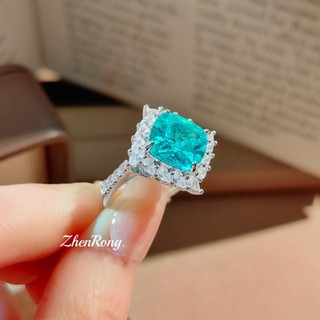 Trang sức phong cách mới từ châu Âu và Mỹ, hoa hồng đỏ kim cương màu, phù hợp nữ