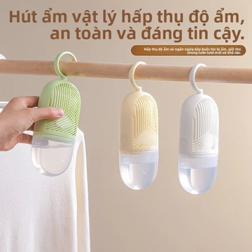 [Giảm Giá] Túi Hút Ẩm Tủ Quần Áo Có Thể Treo Được, Canxi Clorua Hấp Thụ Nước Chống Ẩm Khuôn Chống Ẩm Hộp Hút Ẩm Quần Áo Học Sinh, Giữ
