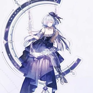 Mornye Mô Hình Acrylic Anime Gió hú Sóng, Nhân Vật Nữ Cosplay, Đứng, Kèm Đế, Quà Tặng