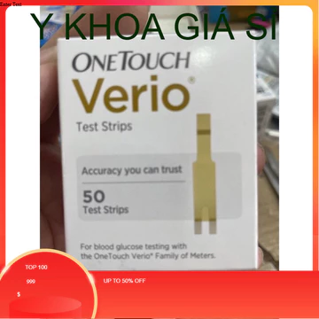 (giao nhanh 30p) Que thử đường huyết OneTouch Verio (date xa)