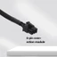 Btsg 50cm 6PIN Cáp Nối Dài Nguồn Với 4 Cổng Kết Nối Cho Supernova G1 650G1 750G1 Mô-đun PSUs Dây