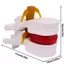 Mô hình thắt lưng CODECOVED, Mô hình 3D 1.5X Phóng to Mô hình bộ xương giải phẫu con người, Mô phỏng Công cụ giáo dục nén Trình diễn Công cụ giảng dạy thoát vị đĩa thắt lưng