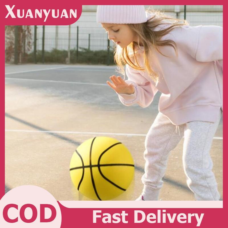 Xuân 18/21/24cm - Bóng Rổ Mini Im Lặng Có Vòng, Độ Bền Cao, Quà Tặng Lý Tưởng Cho Trẻ Em VN
