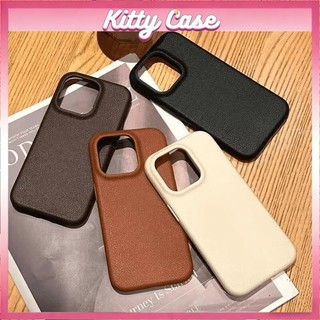 Ốp lưng da vân xịn màu sắc iPhone 11/12/13/XR/14/15/16/17/7/XR Pro Max Plus Tông màu trơn Ốp lưng tròn cao cấp