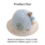 Mũ ngư dân PYCOU, Mũ chống nắng hình khủng long cho trẻ em, Mũ Cotton hoạt hình chống gió dễ thương cho trẻ em 1-3 tuổi