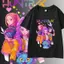 Huntrix Baju-T KPOP Demon 2-12 tuổi size nhiều, cổ tròn ngắn, 8 màu trẻ em.