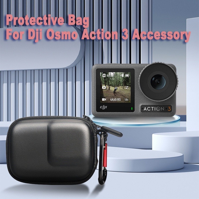 【COD】Hộp lưu trữ PU cho camera, có khả năng chống sốc nhẹ, giữ máy và các phụ kiện nhỏ gọn gàng, tránh thất lạc.
