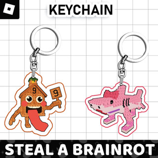 Móc chìa khóa ganci/Acrylic roblox Steal A brainrot V2 (60 biến thể)