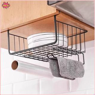 Giỏ đựng đồ dưới chân N & X Kệ sắt treo không khoan Tủ bếp và ngăn treo tường.