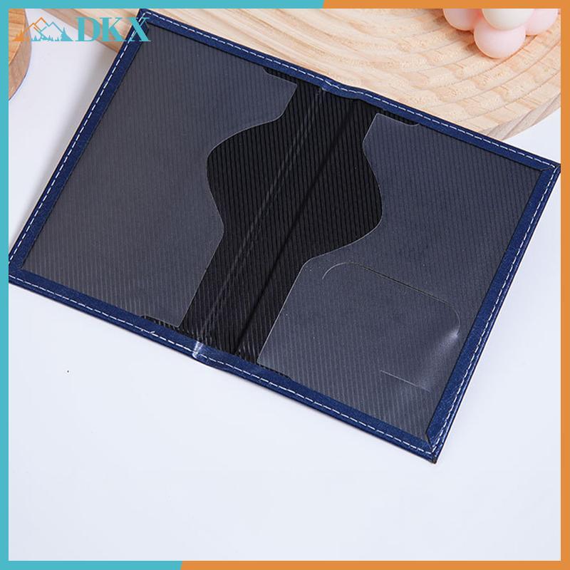 Hộp đựng hộ chiếu DKX Da Pu Sổ hộ chiếu Du lịch Hộp đựng hộ chiếu Vỏ bảo vệ đa chức năng.