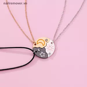 Mặt Dây Chuyền Nelace Đôi Cho Bạn Bè, Bộ 3 Chiếc Mới