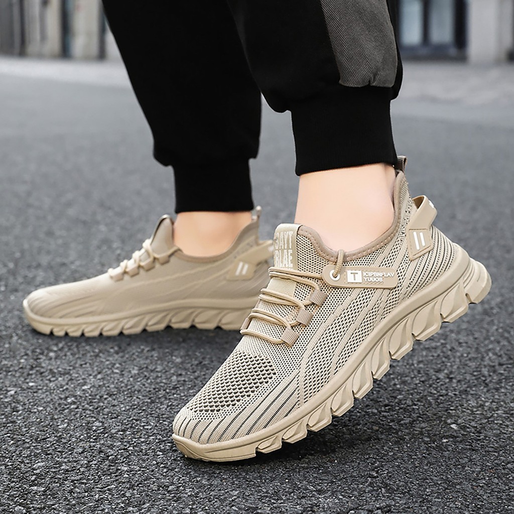 🇻🇳Giày Sneaker Nam Thoải Mái Chạy Bộ Tăng Chiều Cao Thoáng Khí Thiết Kế Đơn Giản
