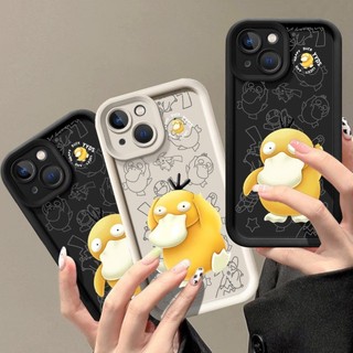 Tương thích cho Samsung S24 S23 S22 Plus Ultra S23 FE S21 FE S20 FE Ốp Điện Thoại Silicon Pokemon Psyduck Dễ Thương