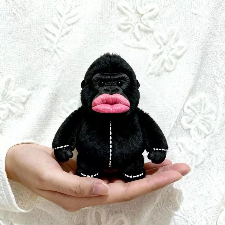 Bán chạy Đôi môi dày Gorilla Trừu tượng Xấu xí Mặt dây chuyền dễ thương Búp bê sang trọng Túi có giá trị cao Mặt dây chuyền Quà tặng