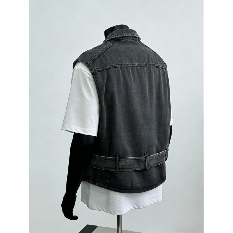 Áo khoác denim unisex thời trang, phù hợp cho mùa hè