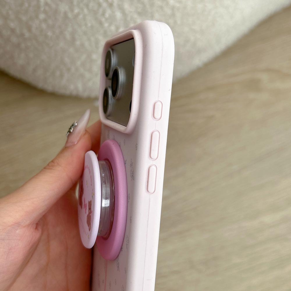 Ốp lưng TPU Tương thích với iPhone 13 14 14Pro 14ProMax 15 15Pro 15ProMax 16 16Pro 16ProMax 17 17Pro 17ProMax Vỏ nam châm họa tiết gấu nơ