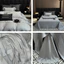 Bộ vỏ chăn ga chần bông 4 món chất Tencel Memminbedding Luxury thiết kế hiện đại, trang trí phòng ngủ