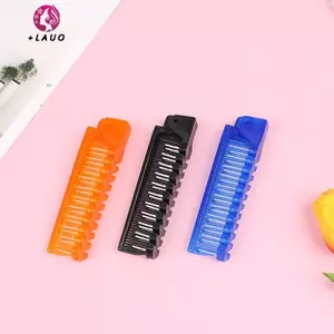 Springevenstar Lược Massage Di Động Gấp Gọn, Kẹp Tóc Phù Hợp Du Lịch