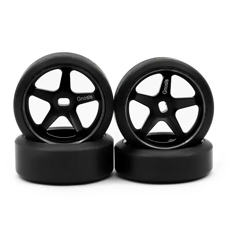 Lốp xe trôi bằng nhựa cứng 2,5 / 5,5 độ Vành bánh xe kim loại cho Wltoys 284131 Phụ tùng nâng cấp xe RC K969 K989 Kyosho Mini-Z 1 / 28