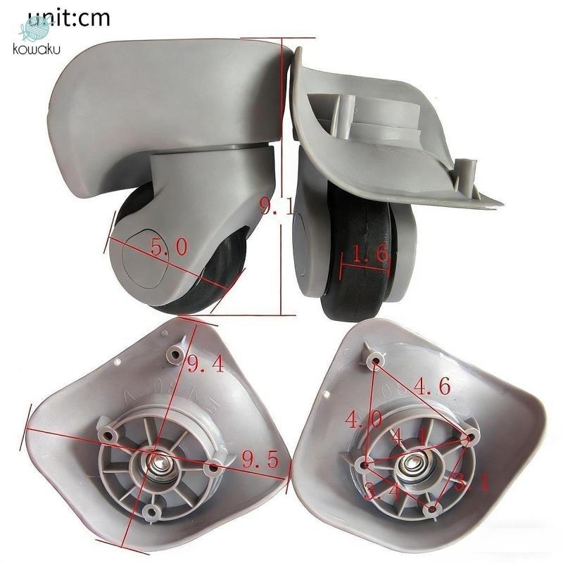 1 Cặp Bánh Xe Hành Lý A08 Lắp Đặt Dễ Dàng Phụ Tùng Sửa Chữa Cao Cấp Trực Tiếp Thay Thế Xe Đẩy Bánh Xe