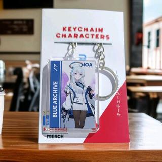 Gantungan Kunci Blue Archive - Keychain Blue Archive - Ganci Anime Game - Gantungan Kunci Noa - Eri - Nagisa - Seia