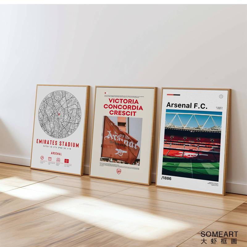 Arsenal Người Chơi Canvas Poster Henry Havertz Saka Bóng Đá Ngôi Sao Nghệ Thuật Treo Tường Cho Phòng Khách Sofa Nền Trang Trí Không Có Khung