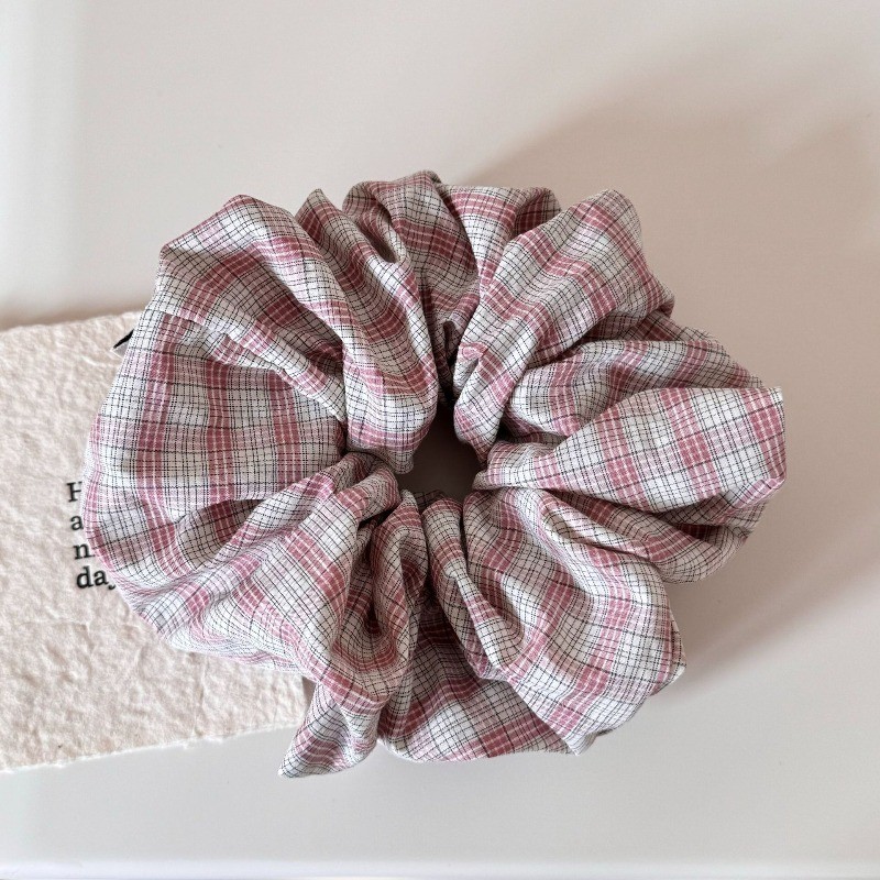 Hululu - Phụ kiện tóc phong cách Hàn Quốc đơn giản với dải scrunchy sọc tươi đẹp