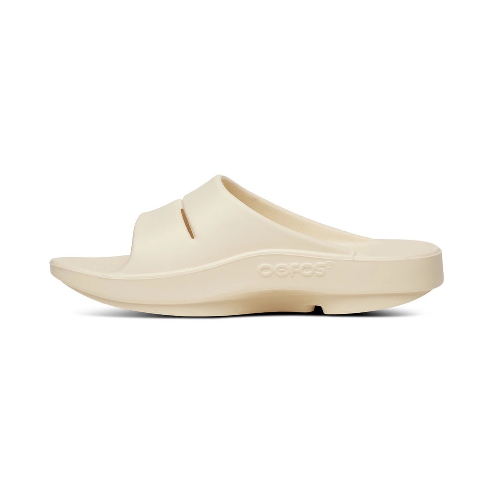 Dép phục hồi sức khoẻ chính hãng OOFOS - Dép Unisex Healthy - Kem - Beige