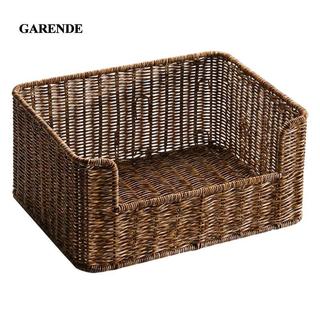 Giỏ đựng đồ dệt Garende Giỏ đựng đồ trang trí cho nhà vệ sinh Mặt bàn trang trại