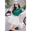 Bộ váy xếp ly tập tennis, pickleball,cầu lông, golf chất mềm mịn thoáng mát thoải mái vận động