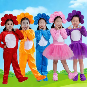💕Chỗ💕 Trẻ Em Hoa Nhiều Màu 3-12 Tuổi Trang Phục Quần Áo Cho Bé Gái Trới Lạ Halloween Giáng Sinh