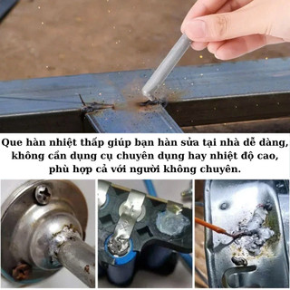 【COD】Bộ que hàn nhiệt độ thấp đa năng 75mm kích thước nhỏ gọn, dễ dàng sử dụng cho các công việc sửa chữa nhỏ tại nhà.