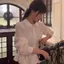 Áo sơ mi nữ cổ sen tay bồng rút eo cách điệu phối bèo chất liệu thô cotton XIMIMI SP443