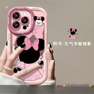 Ốp lưng IPhone 17 16 15 14 13 12 11 Pro Max XRXSMax 78 Plus Tức giận Mickey lưng cặp vợ chồng trường hợp điện thoại