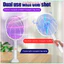 Vợt diệt muỗi sạc điện 2 trong 1 vợt diệt muỗi có đèn tím thu hút muỗi
