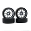 Lốp xe trôi bằng nhựa cứng 1,5 độ Vành bánh xe kim loại cho Wltoys 284131 Phụ tùng nâng cấp xe RC K969 K989 Kyosho Mini-Z 1 / 28 ﻿