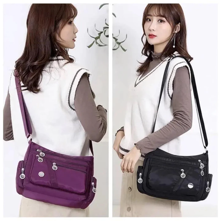 Women's Vintage Nylon Crossbody Bag – 4